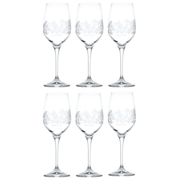 Set of 6 white wine glasses Summer Breeze 350 ml